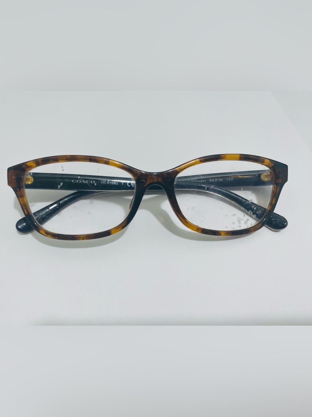 Coach Brown Tortoiseshell Oval Eyeglass Frames